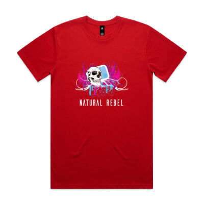 Unisex Natural Rebel Skull T-Shirt Thumbnail