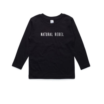 Kids Longsleeve Natural Rebel Logo T-Shirt Thumbnail